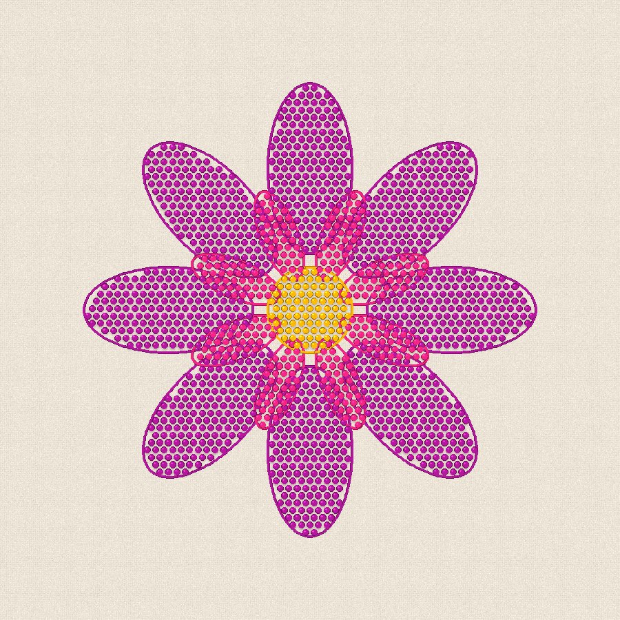 Лотос — топло, 100×100 мм (2/2)