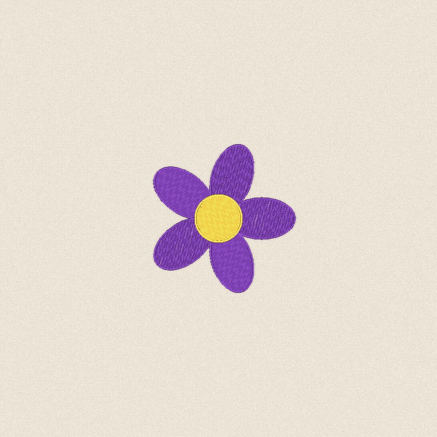Теменуга, 100×100 мм