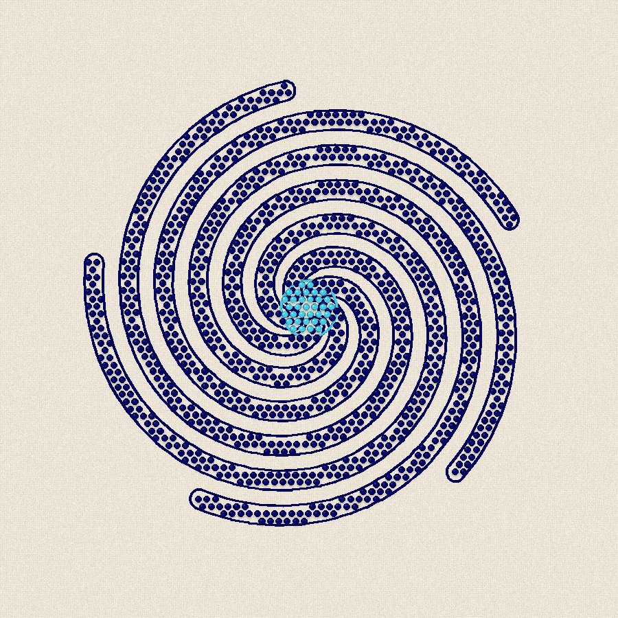 Спирала — студено, 100×100 мм (2/2)