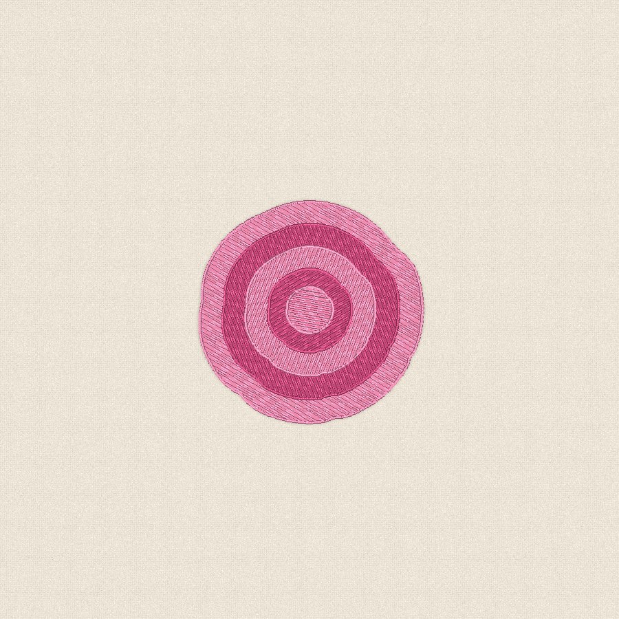 Божур, 100×100 мм