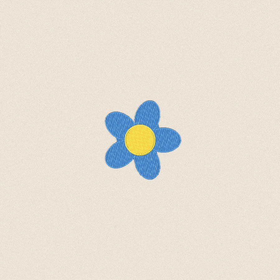 Незабравка, 100×100 мм