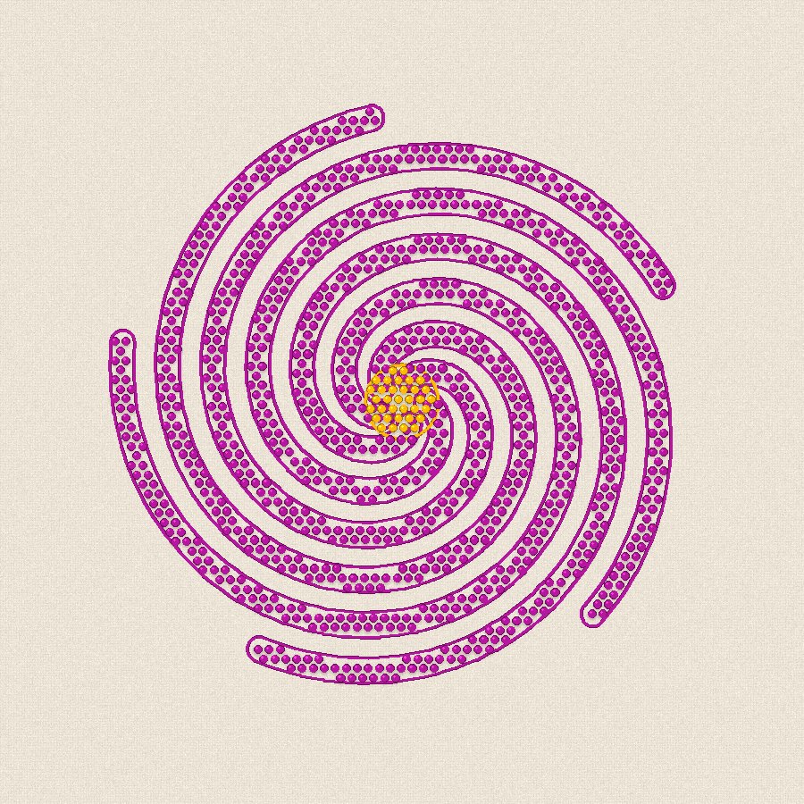 Спирала — топло, 100×100 мм (2/2)