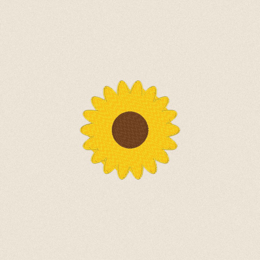 Слънчоглед, 100×100 мм